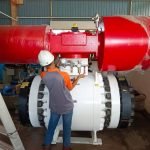 Successfully Delivered the Pneumatic Trunnion Ball Valve